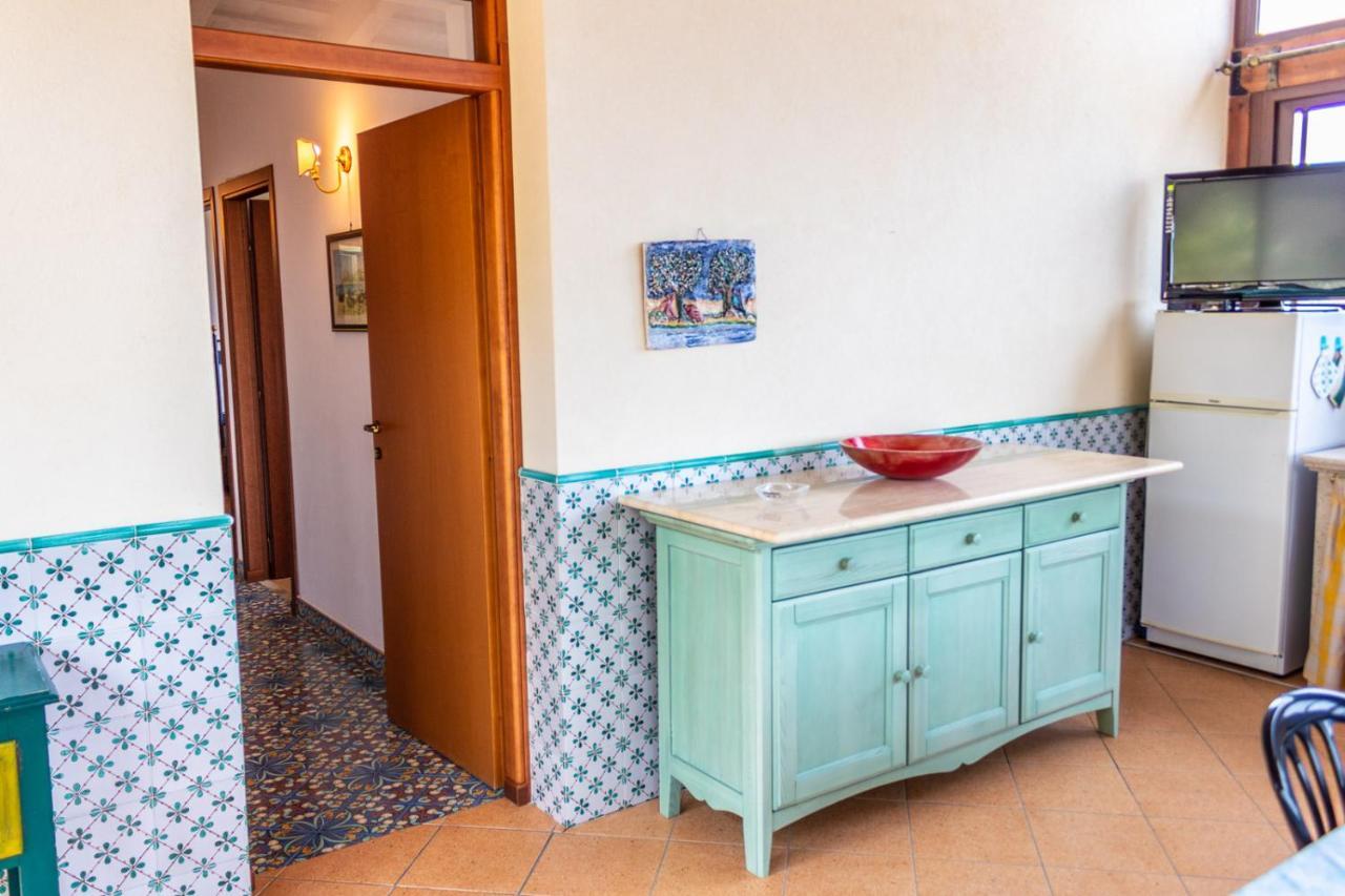 Villa Verde Con Vista Sul Mare San Vito Lo Capo Exteriör bild